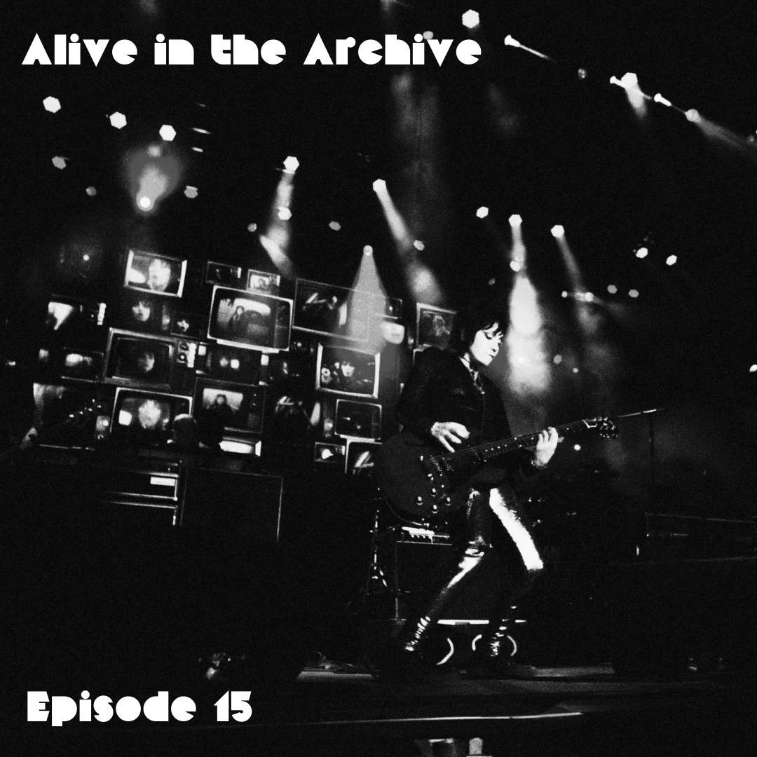 Black and white photo of our next Alive in the Archive interviewee